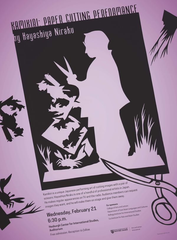 Japanese Paper Cutting Poster Rev 1