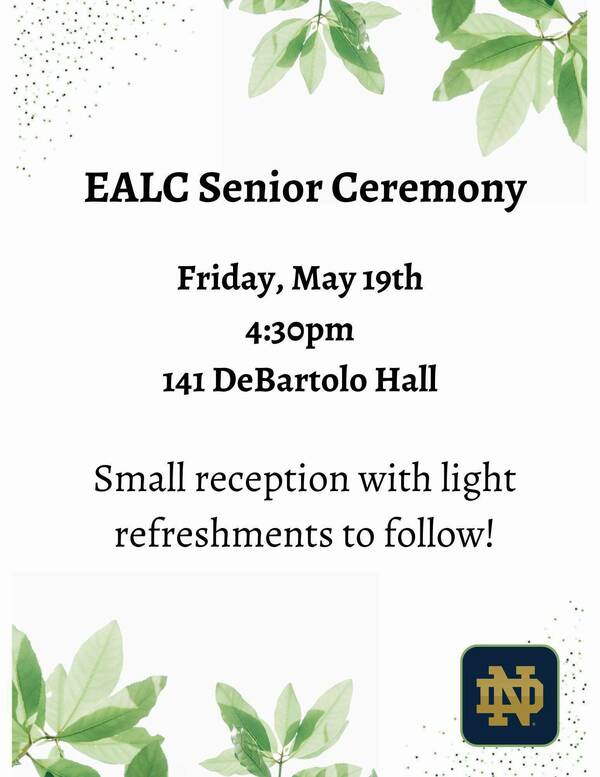 Ealc Senior Ceremony