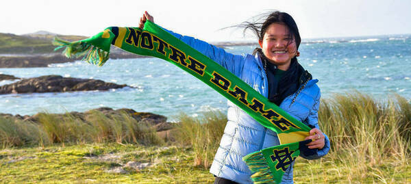 Girl With Scarf Banner 1